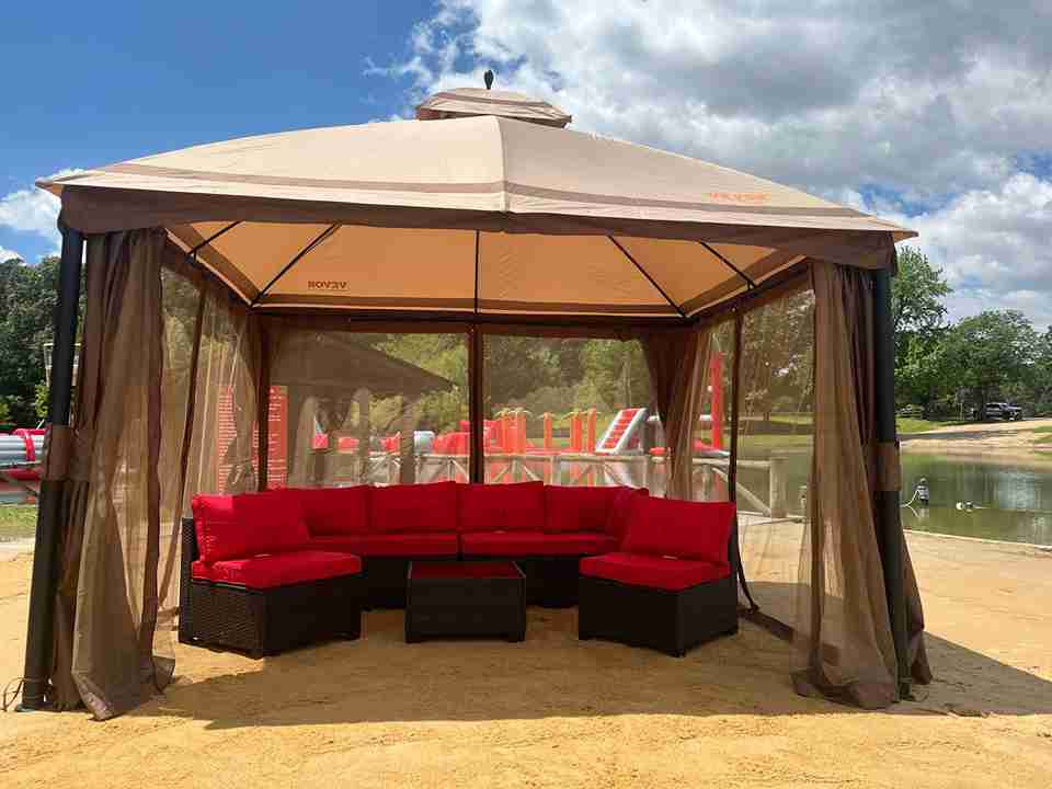 Private Cabanas at Summer Splash aqua park